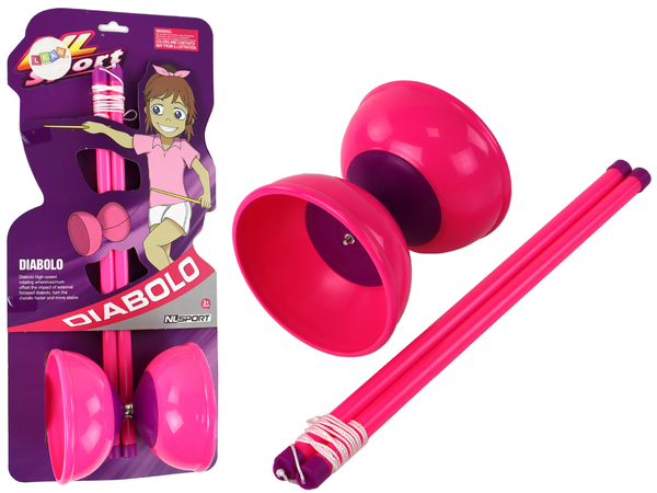 Jojo Juggling Diabolo Arcade-Spiel Rosa 13,5 x 11,5 cm