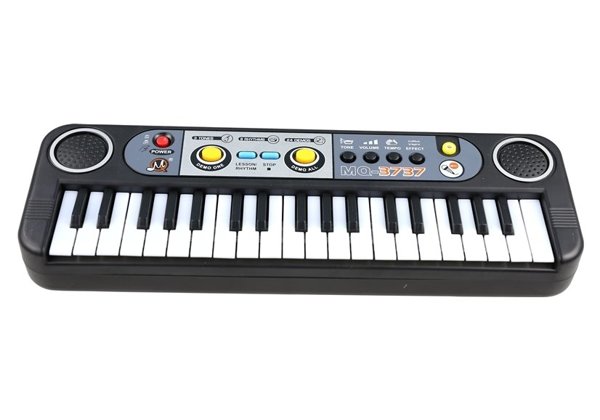 Keyboard mit dem Mikrofon 37 Tasten Keyboard für Kinder 3+ Musikinstrument