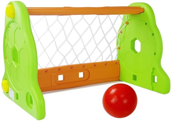 Kinder-Fußballtor in Grün und Orange