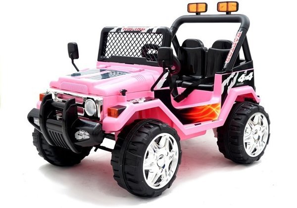 Kinderfahrzeug Jeep Raptor S618 EVA Rosa Auto EVA-Reifen Frontscheinwerfer Auto