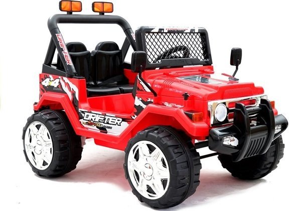Kinderfahrzeug Jeep Raptor S618 EVA Rot MP3 Anschluss Felgen Auto