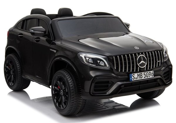 Kinderfahrzeug Mercedes GLC 63S Schwarz lackiert