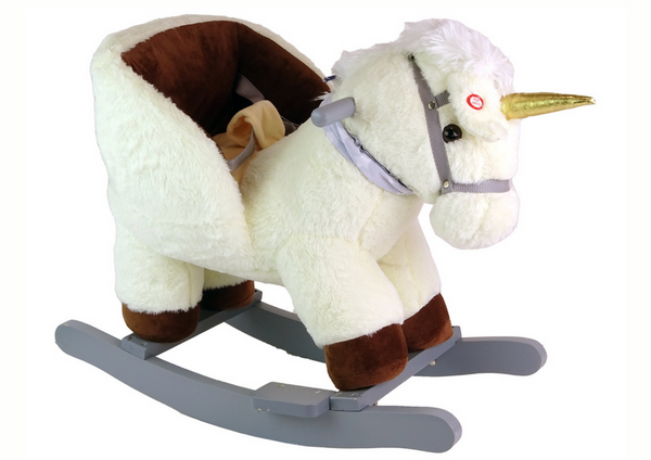 Kleines Einhorn Schaukelpferd 48 cm