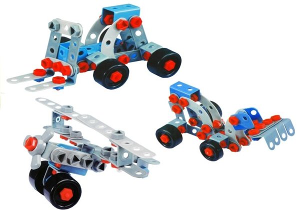 Konstruktionsbaukasten Konstruktionsspielzeug Flugzeug Boot Spielzeug für Kind