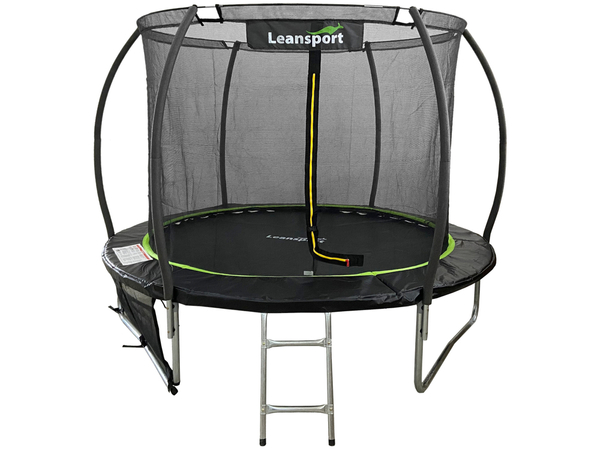 LEAN Sport Max 10ft Trampolin Schwarz-Grün