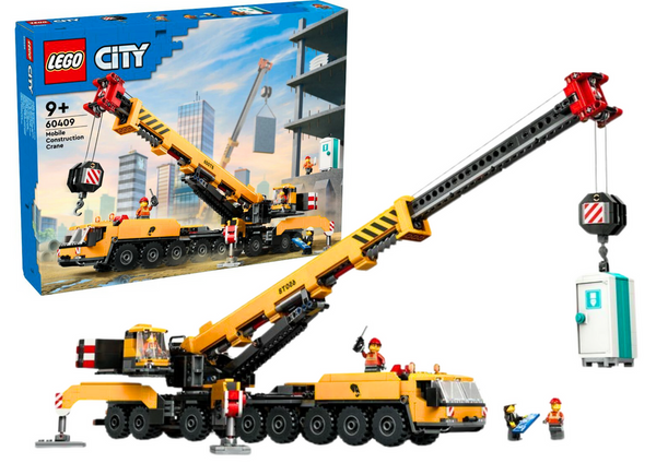 LEGO CITY Bricks Gelber beweglicher Kran 1116 Teile. LG-60409