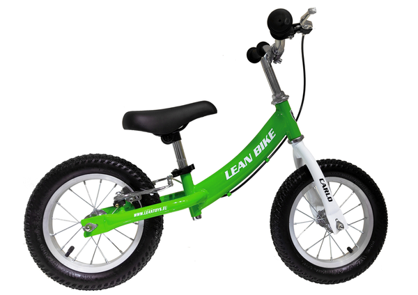 Laufrad CARLO Grün EVA-Reifen Laufrad Balance Bike Kinderlaufrad Rad Bremse