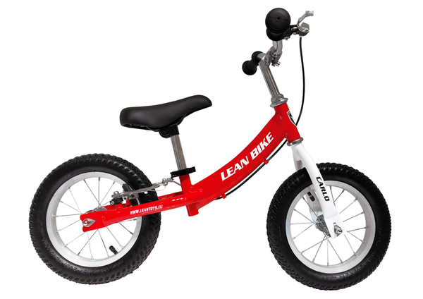 Laufrad CARLO Rot EVA-Reifen Laufrad Balance Bike Kinderlaufrad Rad Bremse