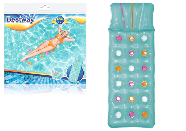 Luftmatratze zum Schwimmen Blau 188 x 71 cm Bestway 43014