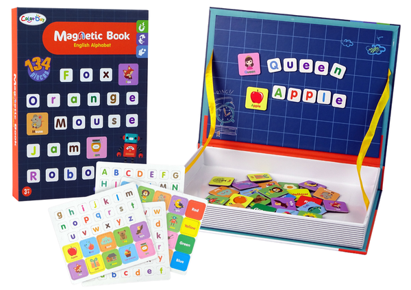 Magnetisches Puzzle Buch Englisch Alphabet Bilder