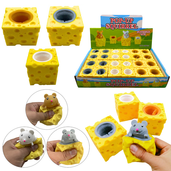 Maus im Käse Gniotek Squishy Sensory Mouse Pop It