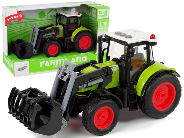 Multifunktionaler Traktor mit Schaufel FARMLAND Fractal Drive Light Sounds