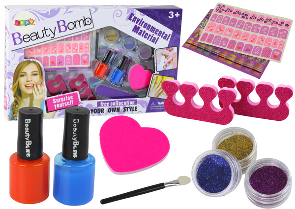 Nagellack-Set Beauty Bomb XXL Aufkleber