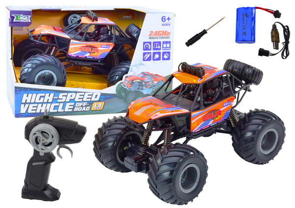 Off-Road Ferngesteuertes RC Auto 1:8 Stoßdämpfer Orange