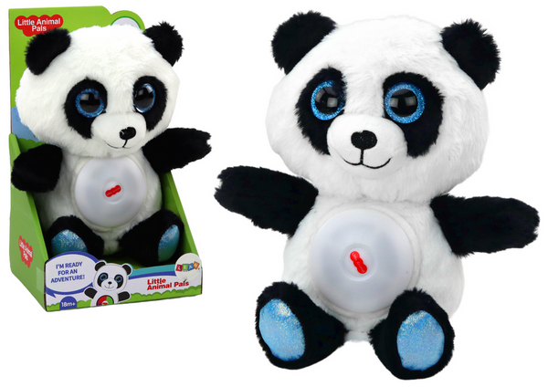 Panda Teddybär Schlaflampe Schlaflieder Kuscheltier Maskottchen 30 cm