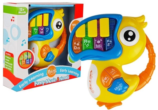 Parrot Piano Educational Early Learning Gelb