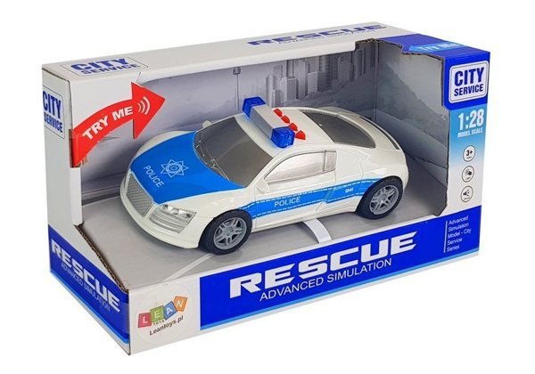 Polizeiauto Sound&Licht 1:16 Sirene Fahrzeug Polizei Spielzeug Polizeiauto