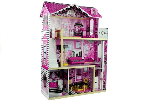 Puppenhaus 121cm Holz Puppenhaus aus Holz Spielzeug Haus