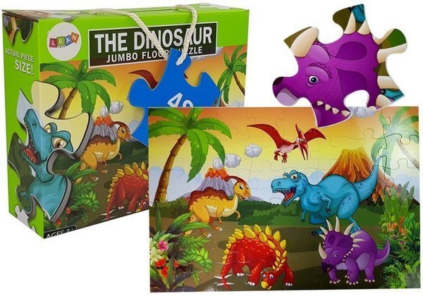 Puzzle World Dinosaurs 48 Teile
