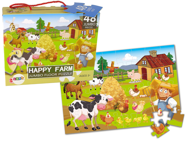 Puzzles für Kinder Bauernhoftier-Puzzle 48 Elem