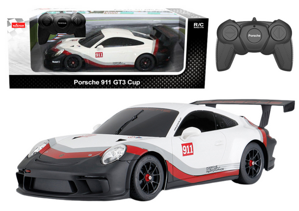 RC Auto 1:18 Rastar Porsche 911 GT3 Weiß und Grau