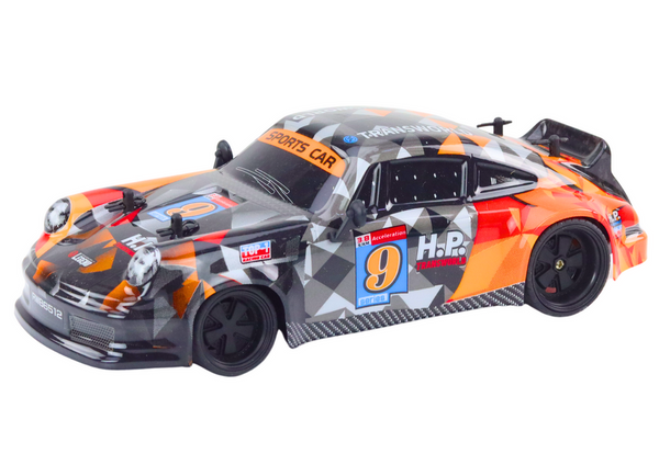 RC Ferngesteuertes Auto 1:18 Gummiräder Drift Orange