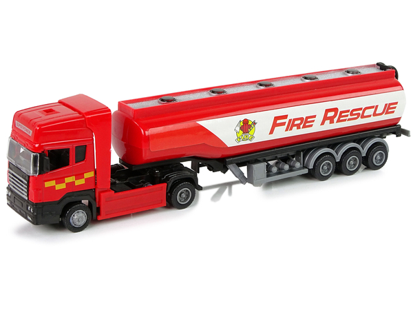 Roter Feuerwehr-Tankwagen 30 cm Lang