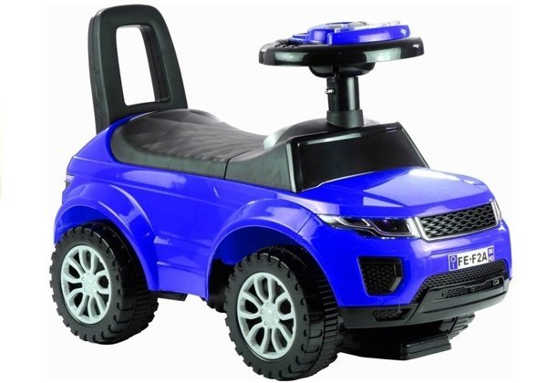 Rutschauto 613W Blau Fahrzeug für Kinder Sound- und Lichteffekten Baby 