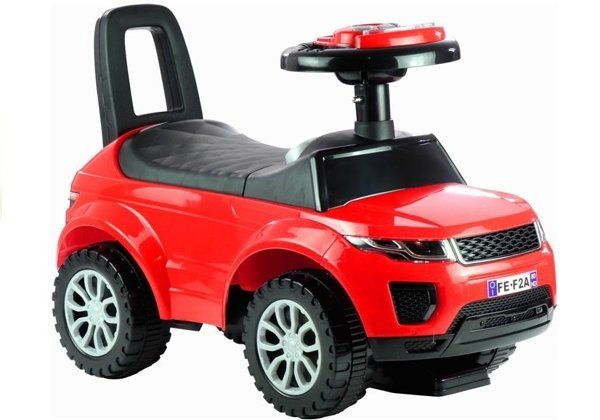 Rutschauto 613W Rot Fahrzeug für Kinder Sound- und Lichteffekten Baby