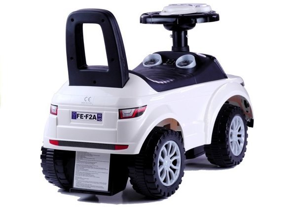 Rutschauto 613W Weiß Fahrzeug für Kinder Sound- und Lichteffekte Baby 