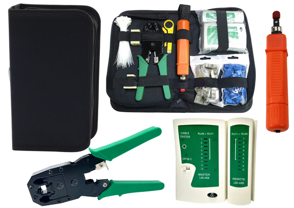 Satz Network Tools 19-in-1-Tester-Kabelcrimper