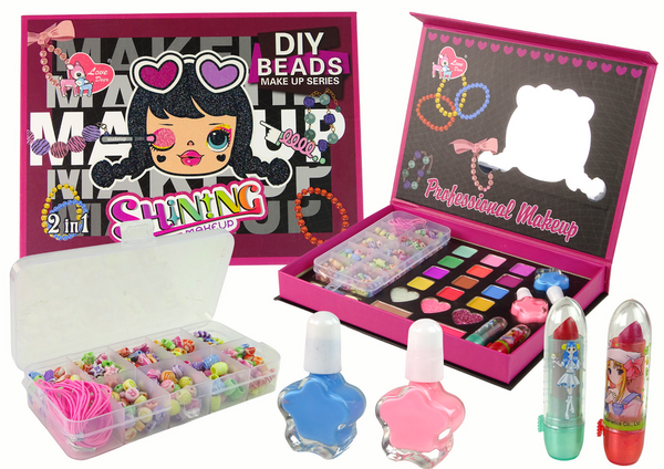 Schmuck-Make-up-Set 2in1 Perlen