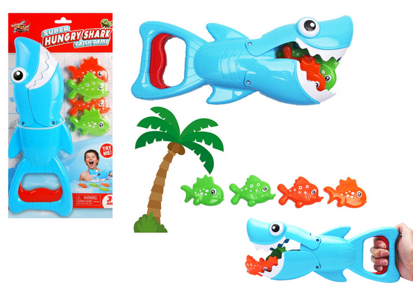 Schwimmspielset Blue Fish Hunter Shark