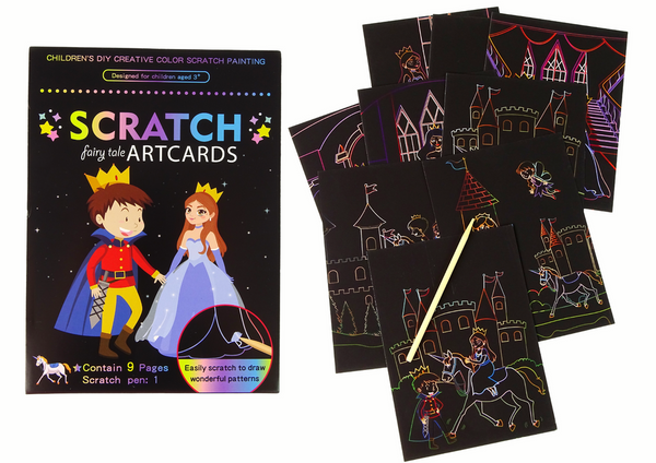 Scratch-Malbuch für Kids Kingdom