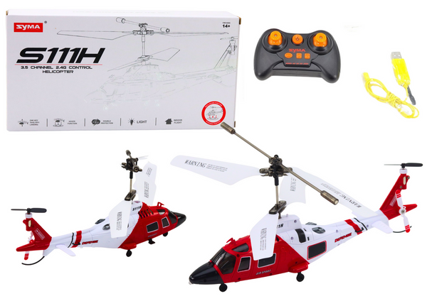 Syma S111H ferngesteuerter RC-Hubschrauber Gyroskop rot