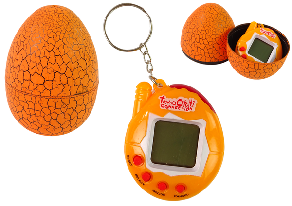 Tamagotchi im Ei Spiel Elektronisches Haustier Orange