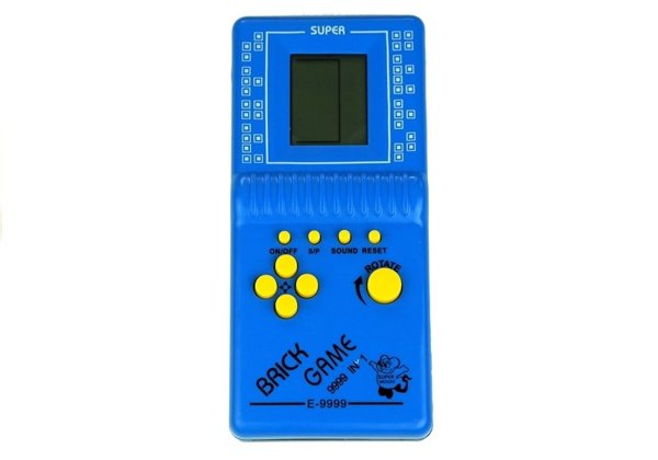 Tetris-Spiel Blau Handheld Spielkonsole Tetris Spielkonsole Spiel