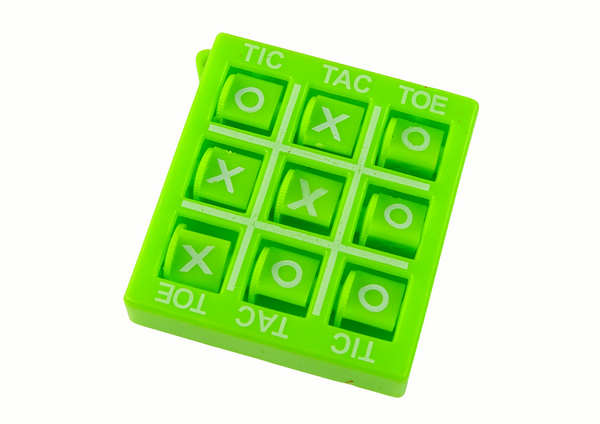 Tic Tac Toe Spiel 4,5 cm Grün