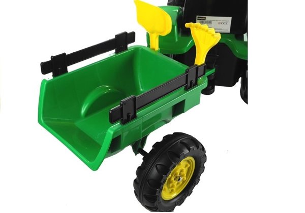Traktor Herman mit Anhänger Grün 165 cm