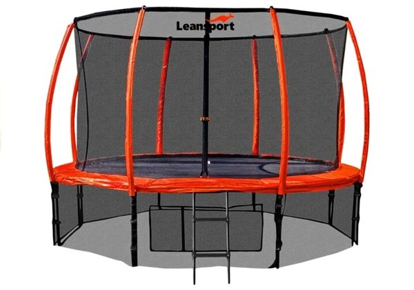 Trampolin 427cm LEAN SPORT BEST 14ft 88 Federn Gartentrampolin