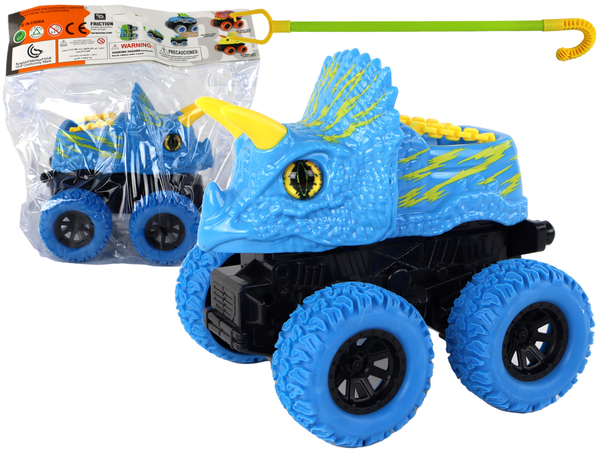 Triceratops-Reibungsantriebsfahrzeug Blau   