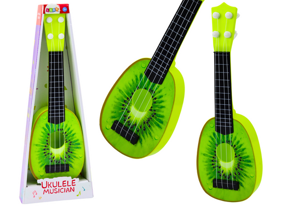 Ukulele für Kinder, Mini-Gitarre, 4 Saiten, Kiwifruchtgrün