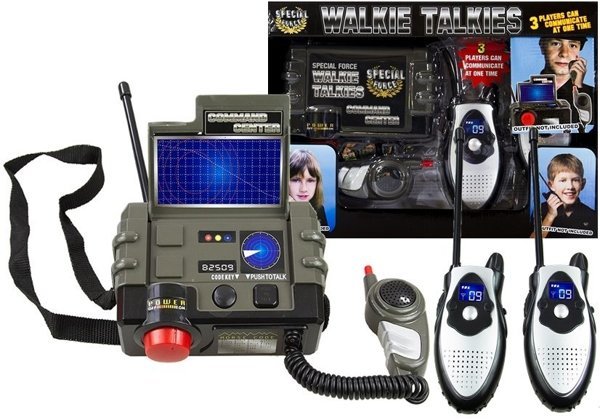 Walkie Talkies mit Radio Funkgeräte Set 30 Meter Reichweite 