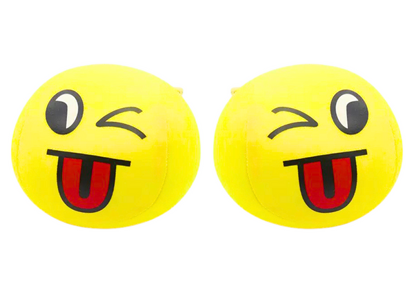 Weicher Ball Emoji Smiley Ball Gelb 9cm