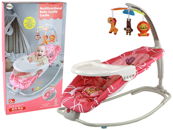 Wippe Wippe 2in1 Kinderwippe Sitzgeräusche Vibrationen Giraffe