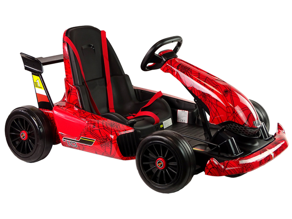 XMX619 Rot lackierter Spinnen-Akku-Gokart