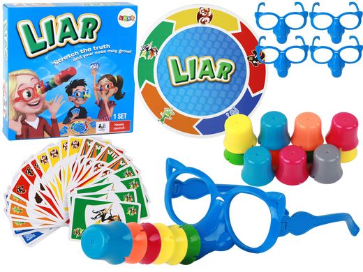 Brettspiel Liar Spiel Set 24 Karten Brille Mit Der Nase Gesellschaftsspiel Spielzeug Spiele