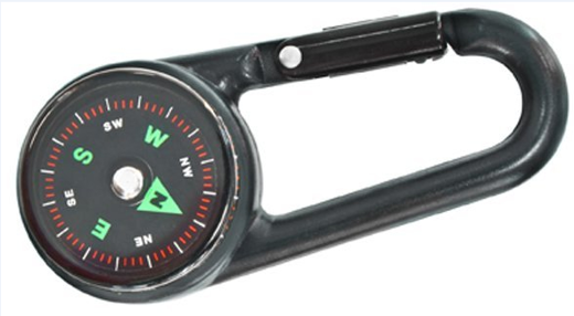 Kompass Schlüsselanhänger Schnalle Karabiner Kompass Mini Kompass