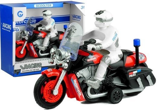 Motorrad Police Bike Mobile Wheels Sound & Lichteffekte