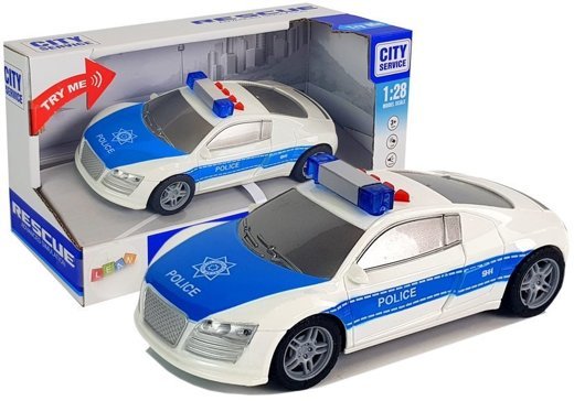 Polizeiauto Sound&Licht 1:16 Sirene Fahrzeug Polizei Spielzeug Polizeiauto